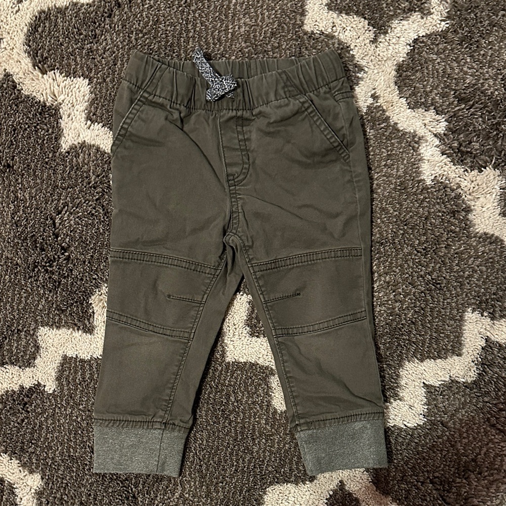 Cat & Jack Dark Green Jogger Pants